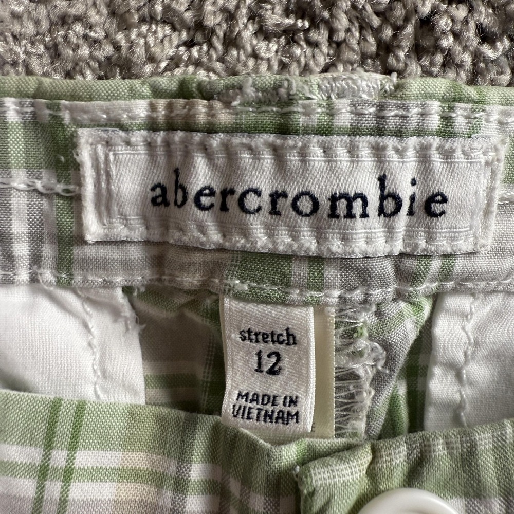 Y2K Abercrombie Girls Bermuda Shorts 12 Y2K Cotton Preppy Old Money 2000s - Picture 6 of 14